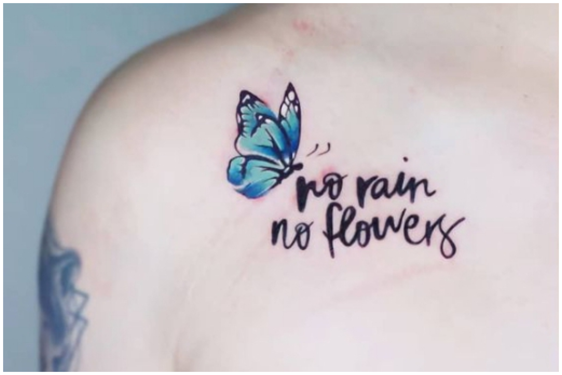 25 Cool Rain Flowers Tattoo Ideas & Meanings for 2023 40 No rain, no flowers tattoo