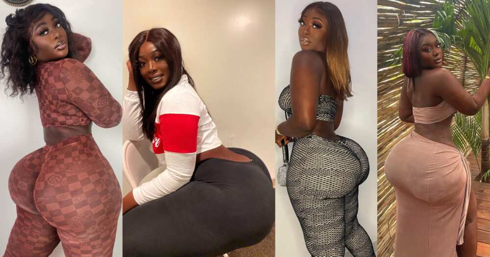 Hanardy Hawa: 17 photos of US-based Ghanaian model serving IG fans with her beauty