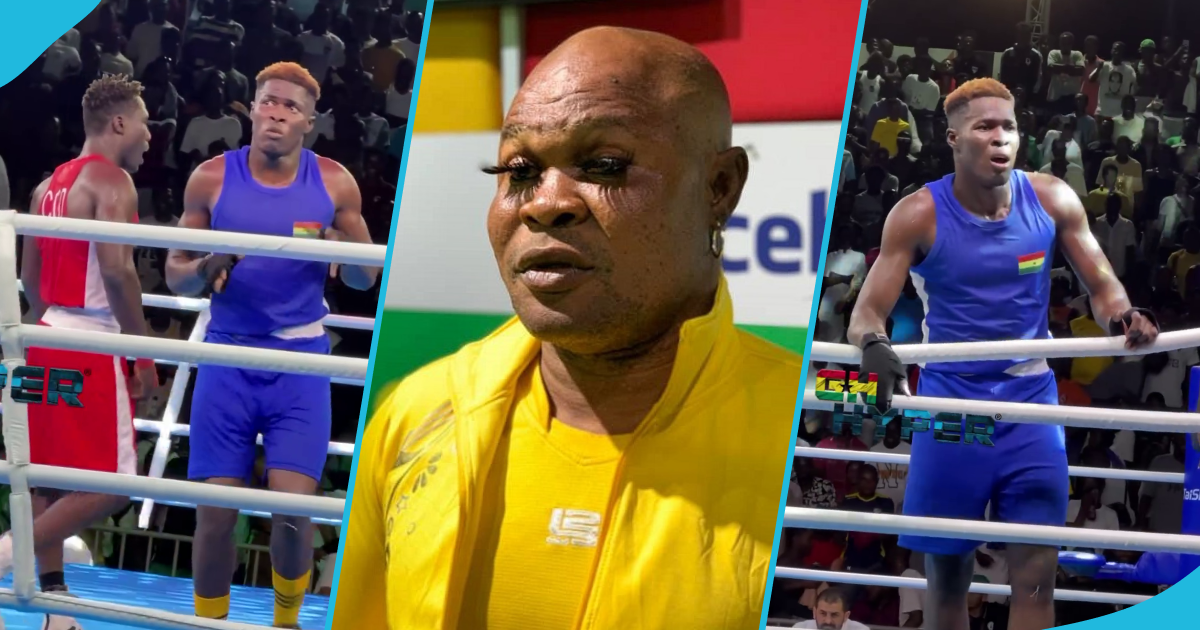 African Games: Bukom Banku's son Ambitious Tilapia to fight for gold in boxing final, dances hard in video