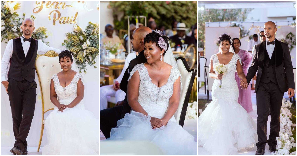 Beautiful white wedding photos drop as renowned lawyer Amanda Clinton ties knot with pilot
