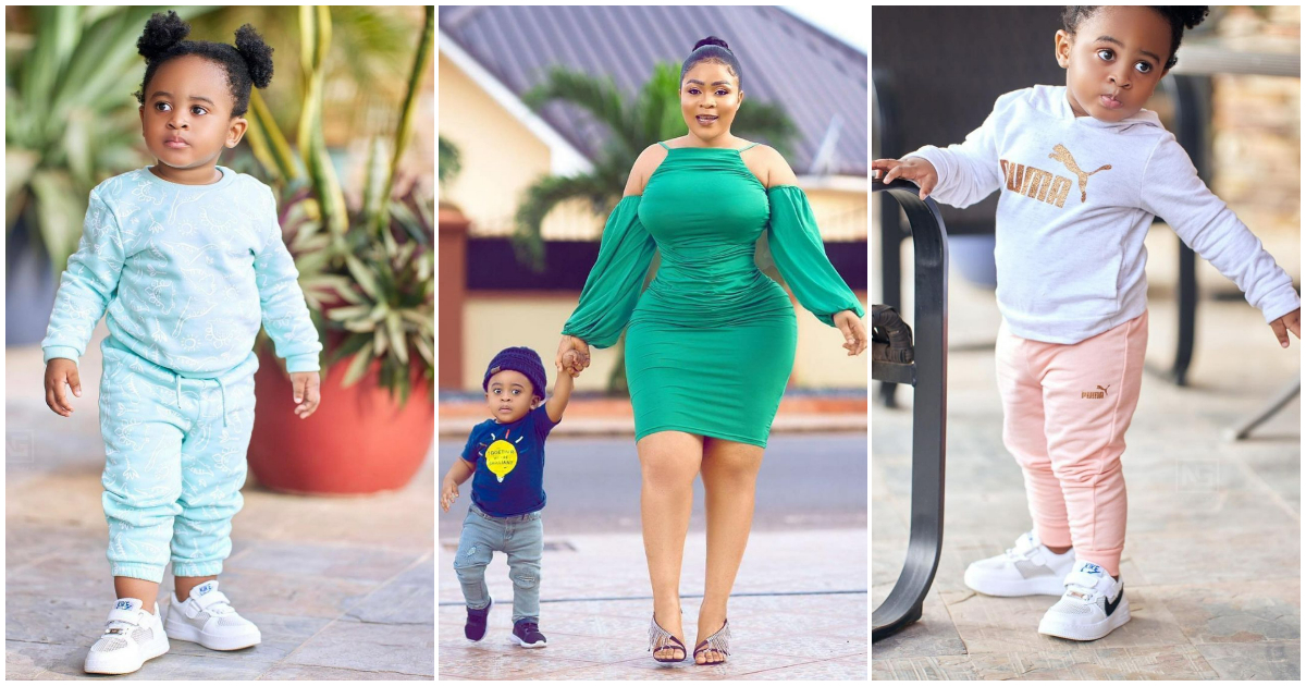 Kisa Gbekle and her handsome son Enam Reigns