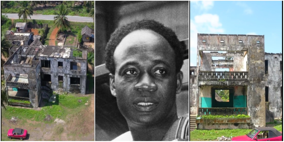 The house and Half Assine and Dr Kwame Nkrumah