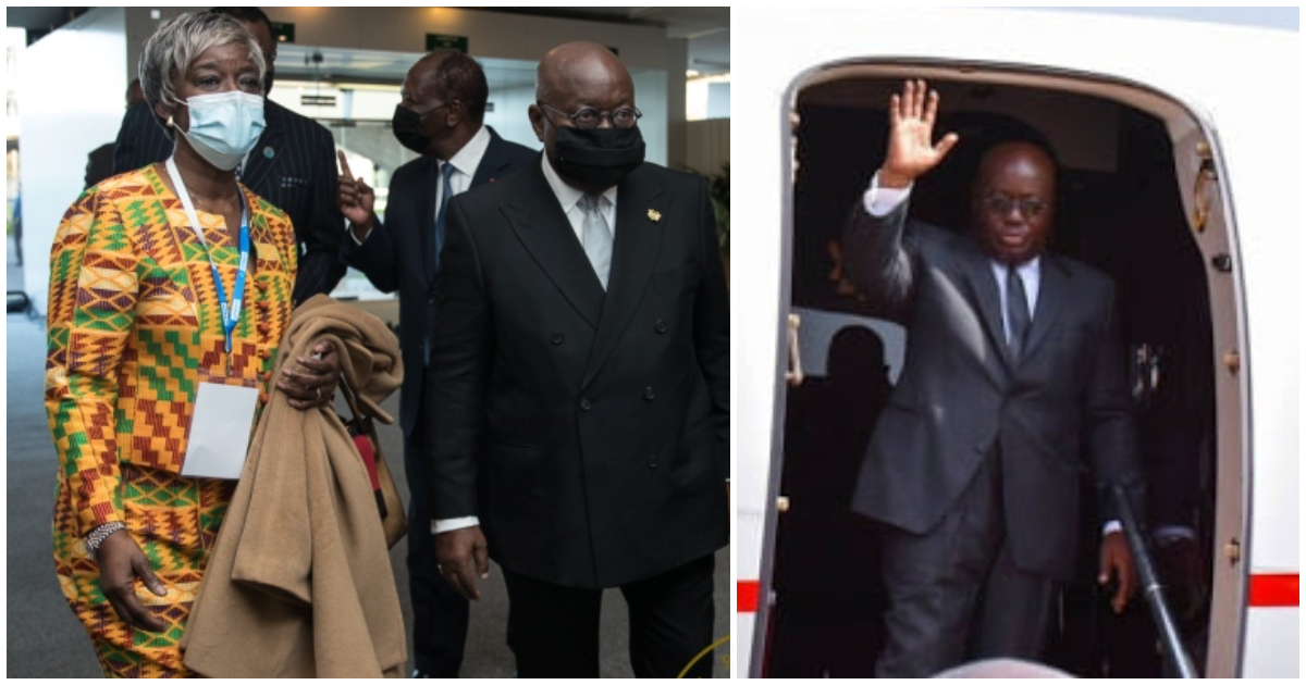 President Nana Akufo-Addo has jetted off to Abu Dhabi, London for an official and private business respectively