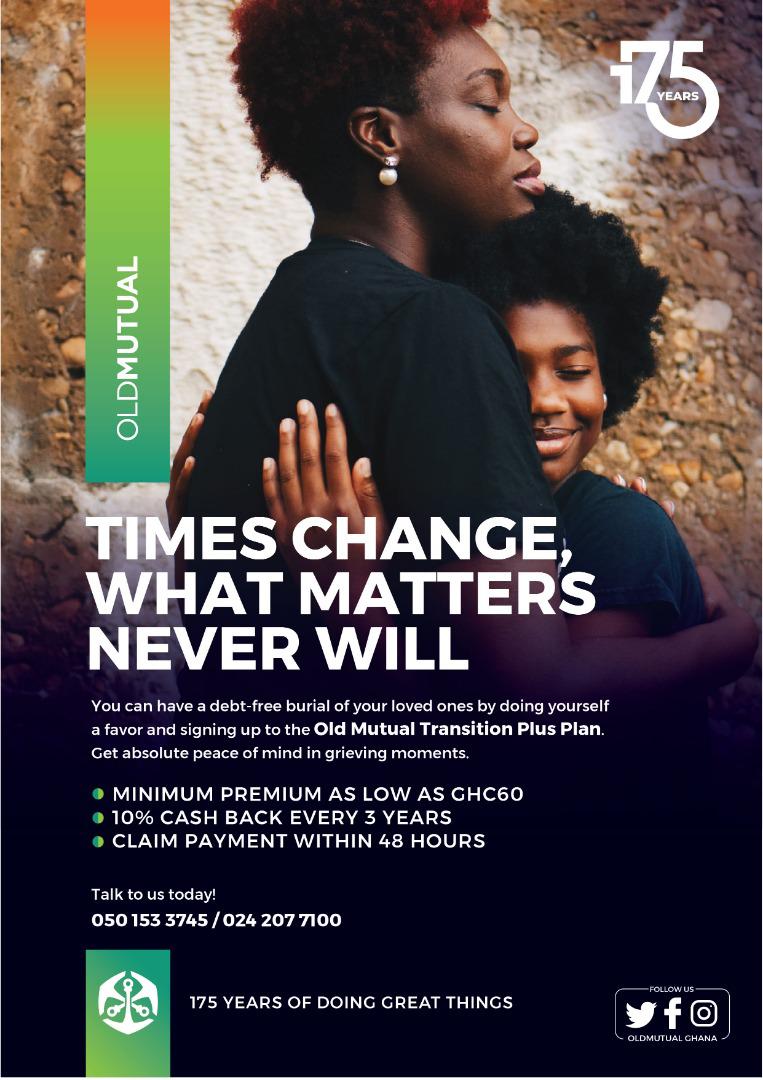 Get up to GHS 70,000 Cover with Old Mutual Ghana’s New Funeral Product