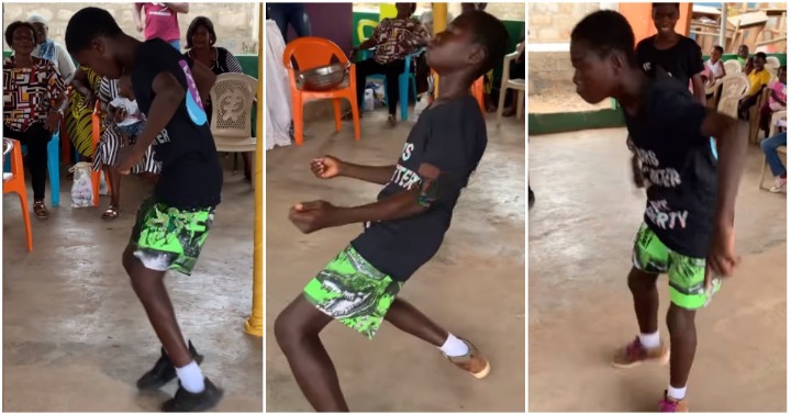 Talented boys show off dance move