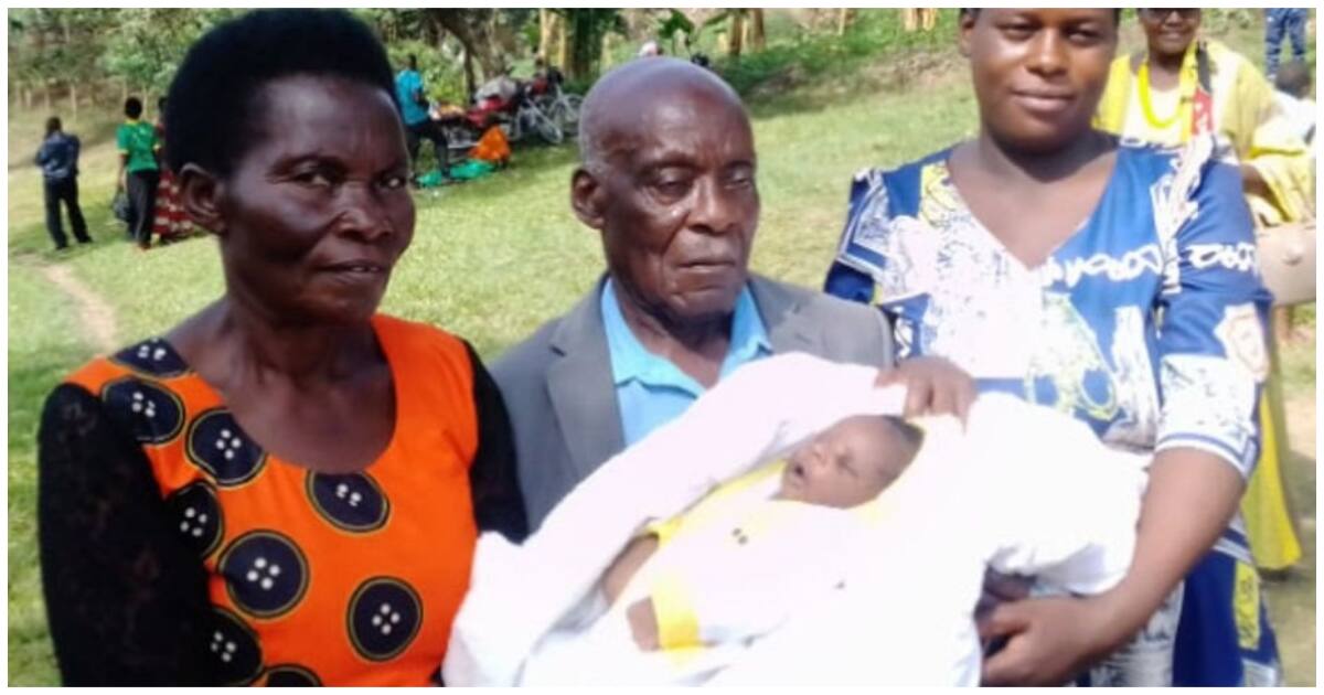 Long wait: Ugandan Man Gets His First Born Child at 83 Years