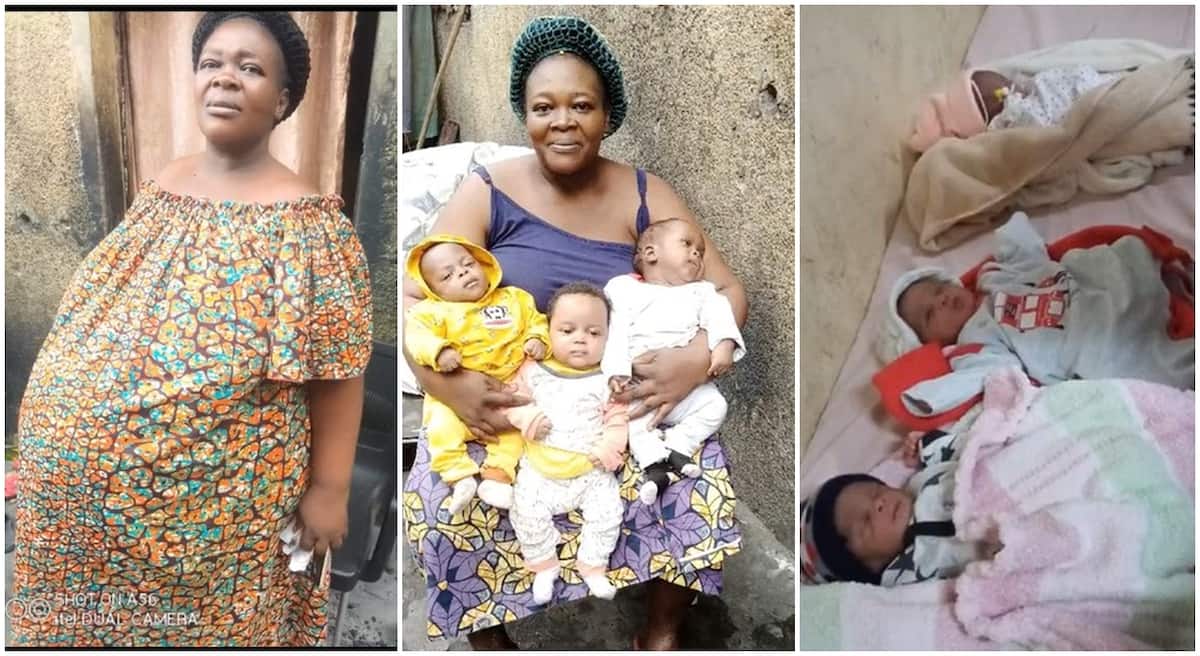 Congratulations pour in as elderly lady gives birth to triplets, video trends