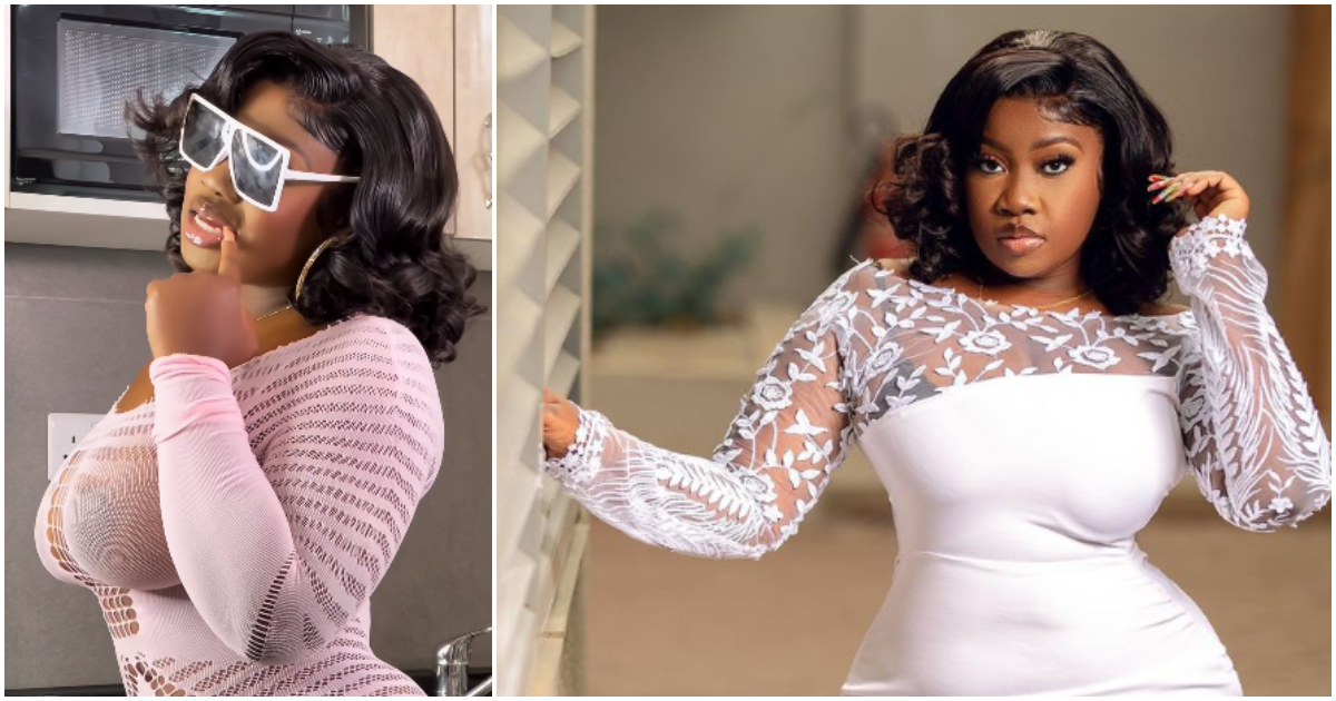 Shugatiti turns heads with video showing her curvy figure in tight see-through dress, netizens gush
