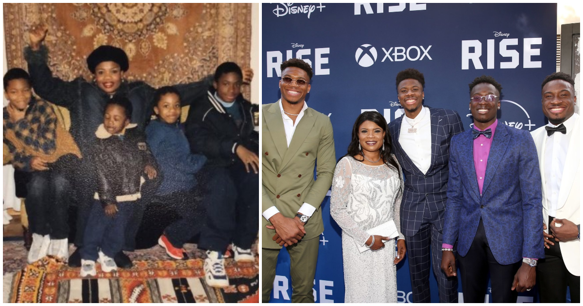 Photos of a mother and her sons upgrade in life stirs reactions