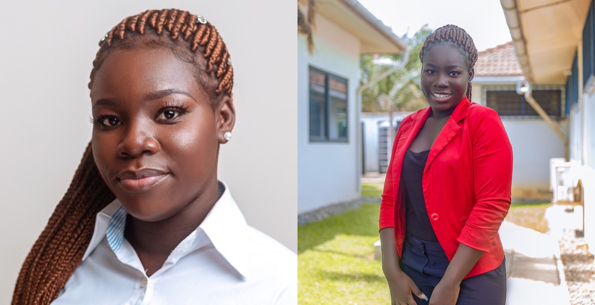 Photos of Ghanaian lady Rachel Bamfo with an inspirational story