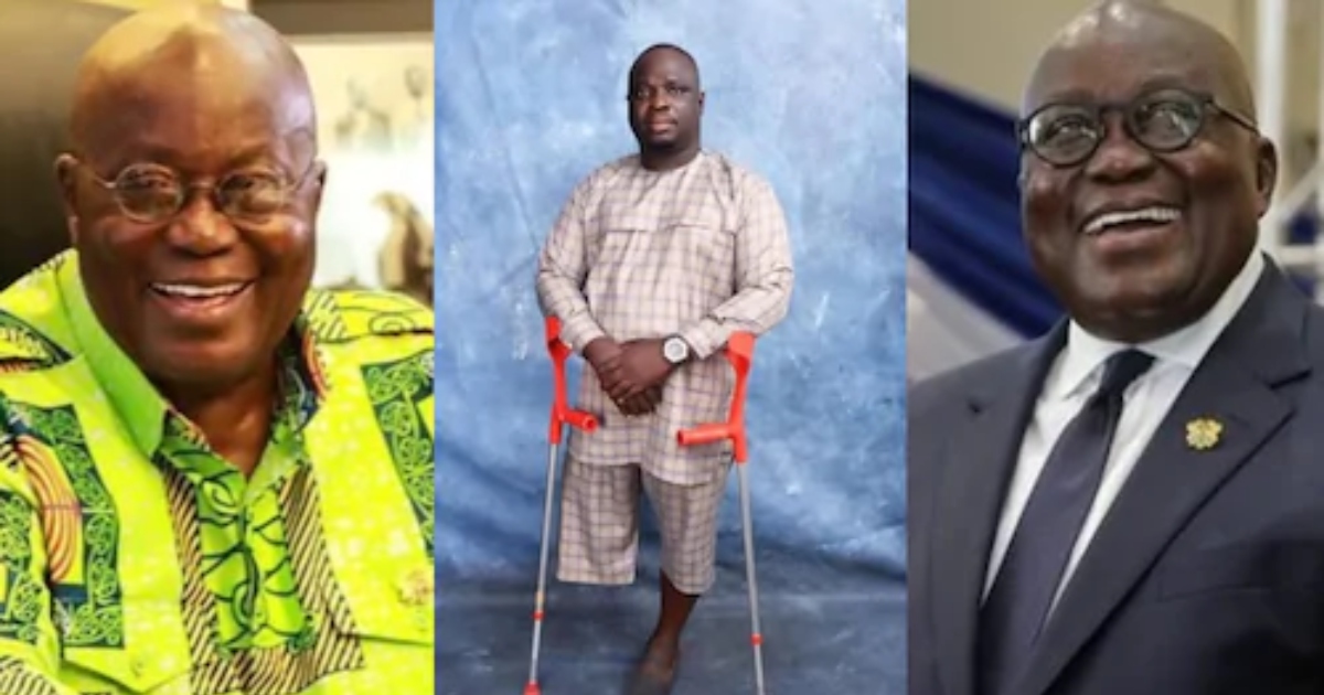 Physically-challenged Oti minister speaks after his massive appointment by Nana