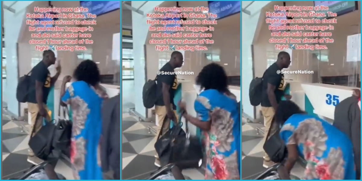 Heated altercation erupts at Kotoka Airport as passenger arrives late for check in and boarding