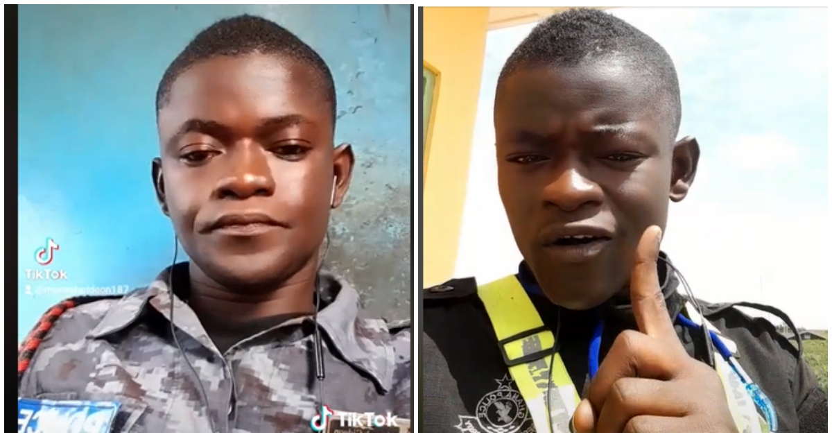 Ghanaian policeman complains that he can't get a lady to date