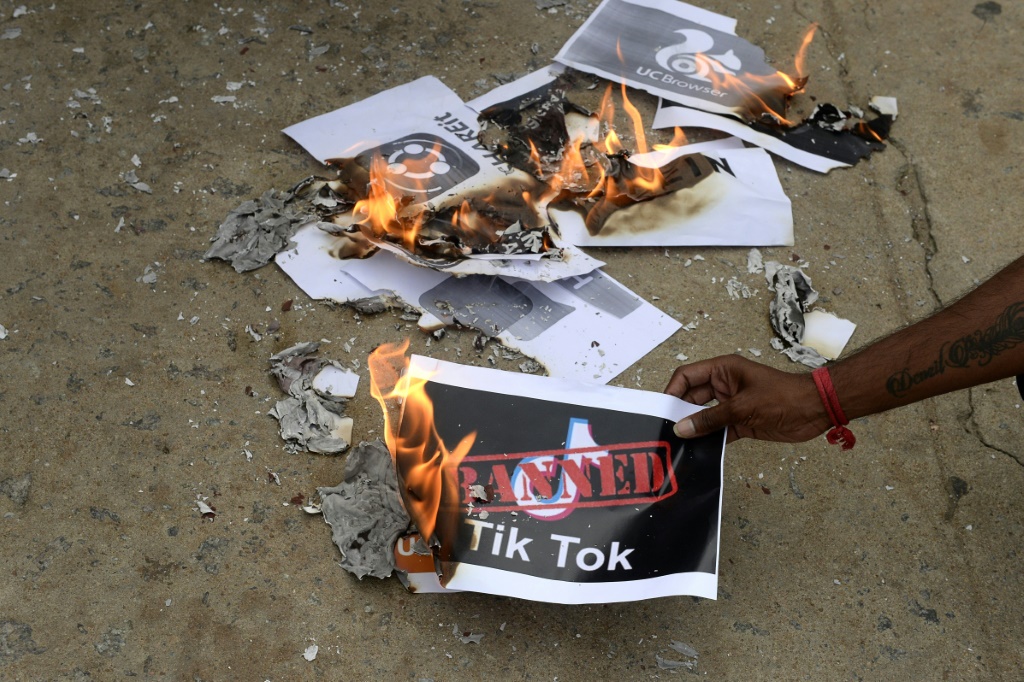 India banned TikTok during a wave of nationalist fervour that followed a border clash between Chinese and Indian troops