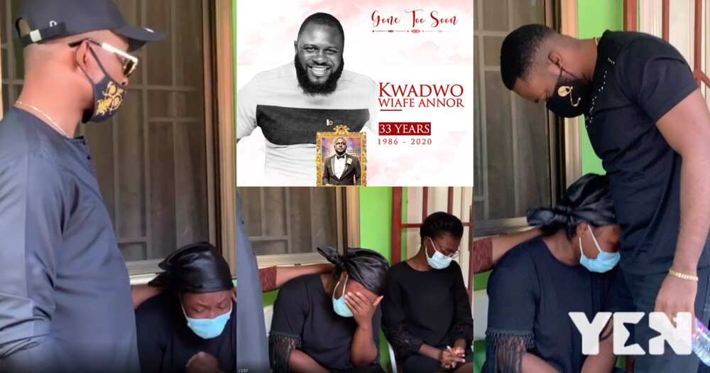 Kwadwo Wiafe: Kennedy Osei consoles Neat FM presenter's wife (video)