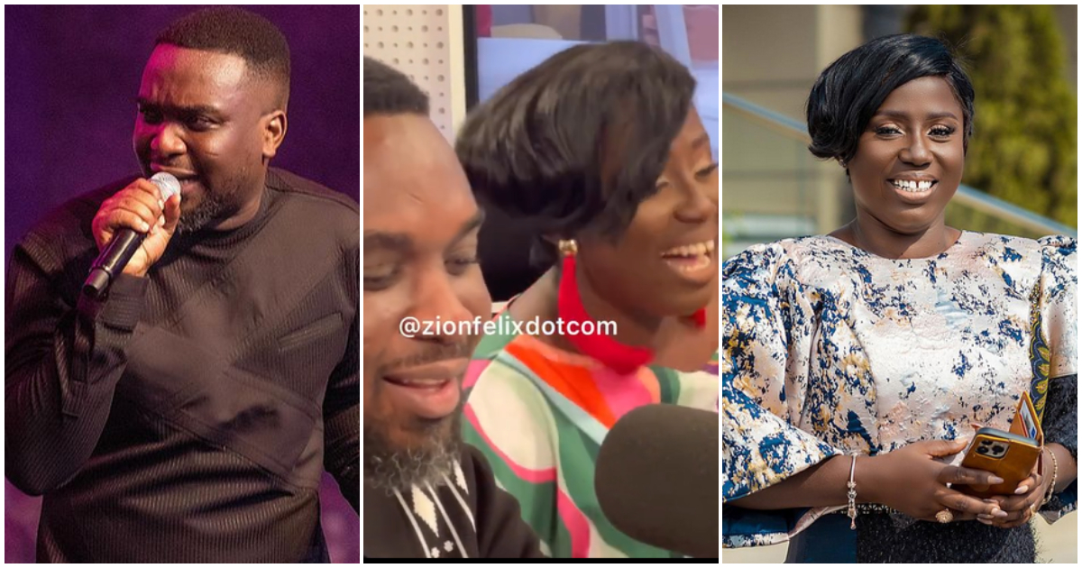 Diana Hamilton forgets Joe Mettle's song lyrics in latest video: Both break into uncontrollable laughter