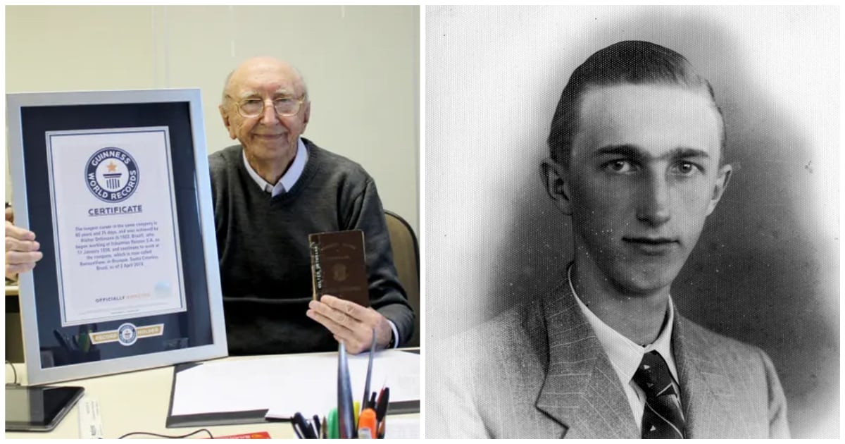 100 year-old-man working at same company for 84 years earns Guinness World Record