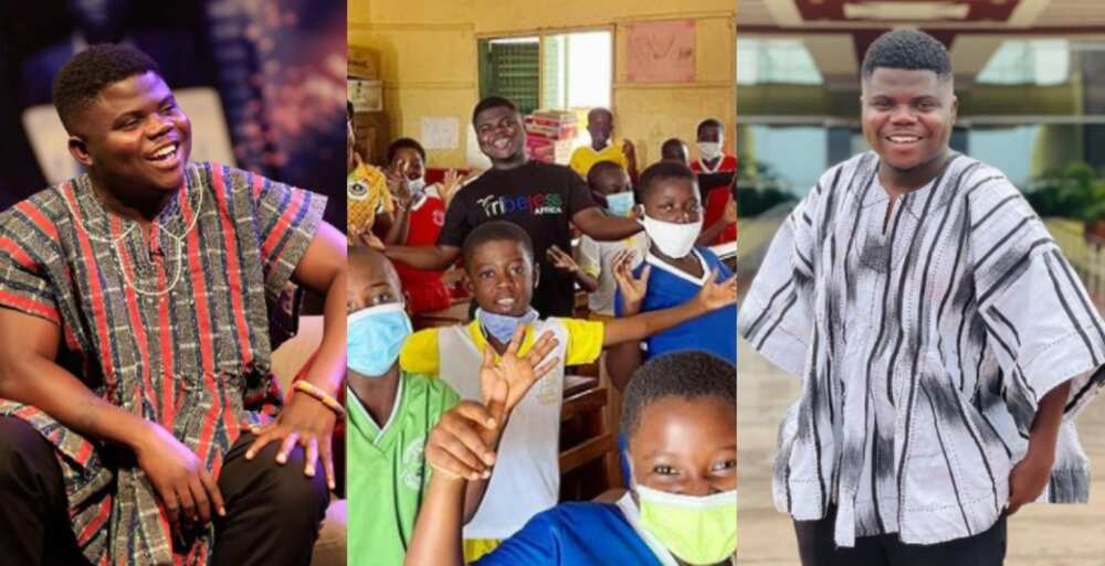 Wode Maya: Current Biggest Ghanaian Youtuber Donates over Ghc 59,000 to keep 100 kids in School
