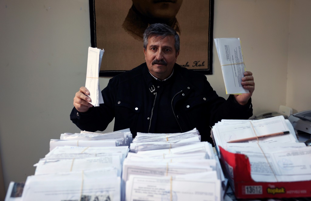Ankara district mayor Ali Golpinar has a first-hand view of the mountain of debt facing Turkish voters