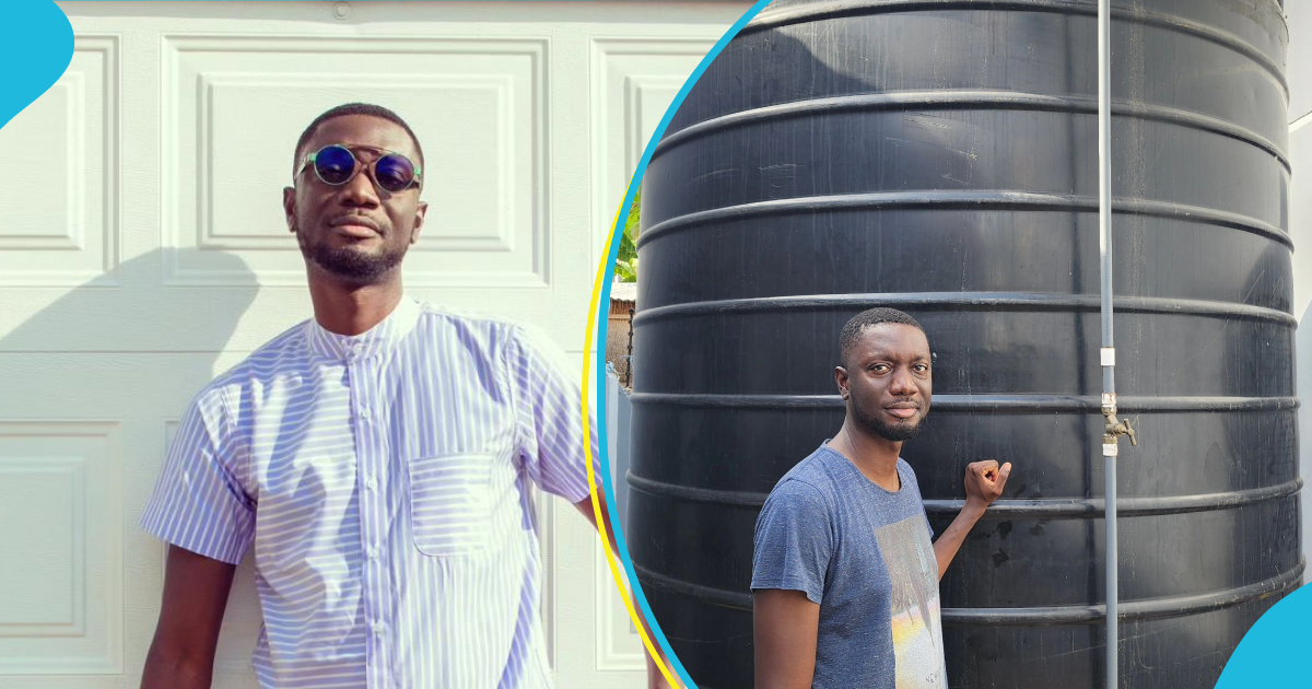 Ameyaw Debrah cries out about water cuts, says he paid GH¢500 to refill water tank: "Accra living is not easy"