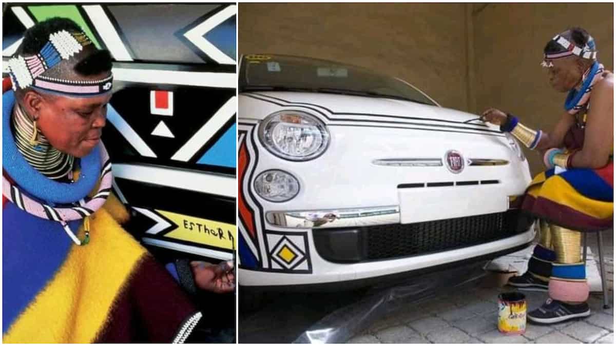 81-year-old grandma who artistically paints cars for a living wow people who her work in cute photos