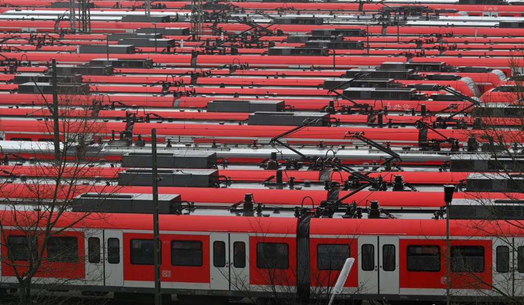 Germany's rail system was largely brought to a halt in a major strike at the end of March