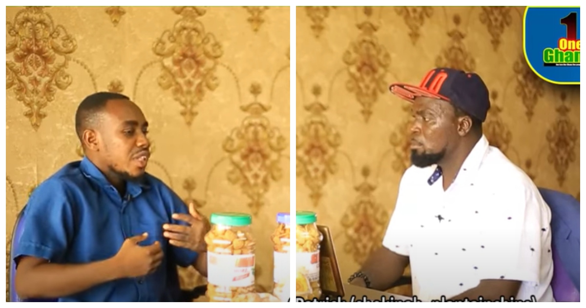 Ghanaian man pays his school fees with proceeds from the sale of plantain chips