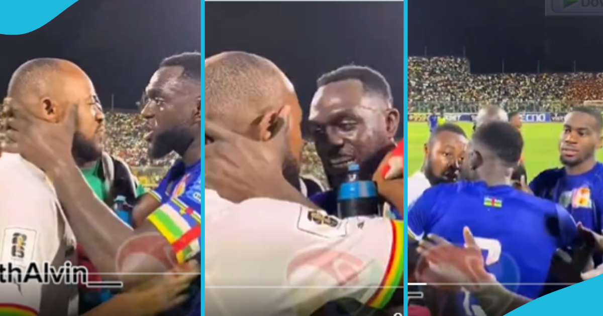Ghanaians criticise Black Stars security for letting CAR captain slap Jordan