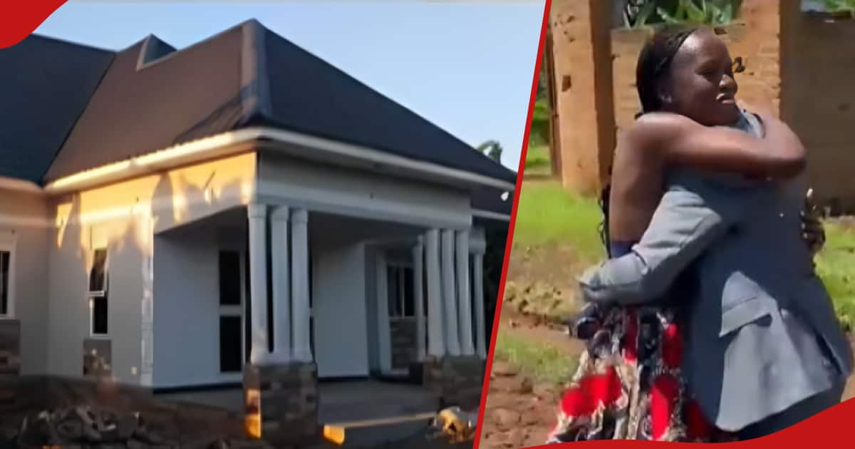 Hard working lady gifts her parents a 4-bedroom house, their priceless reactions melt hearts