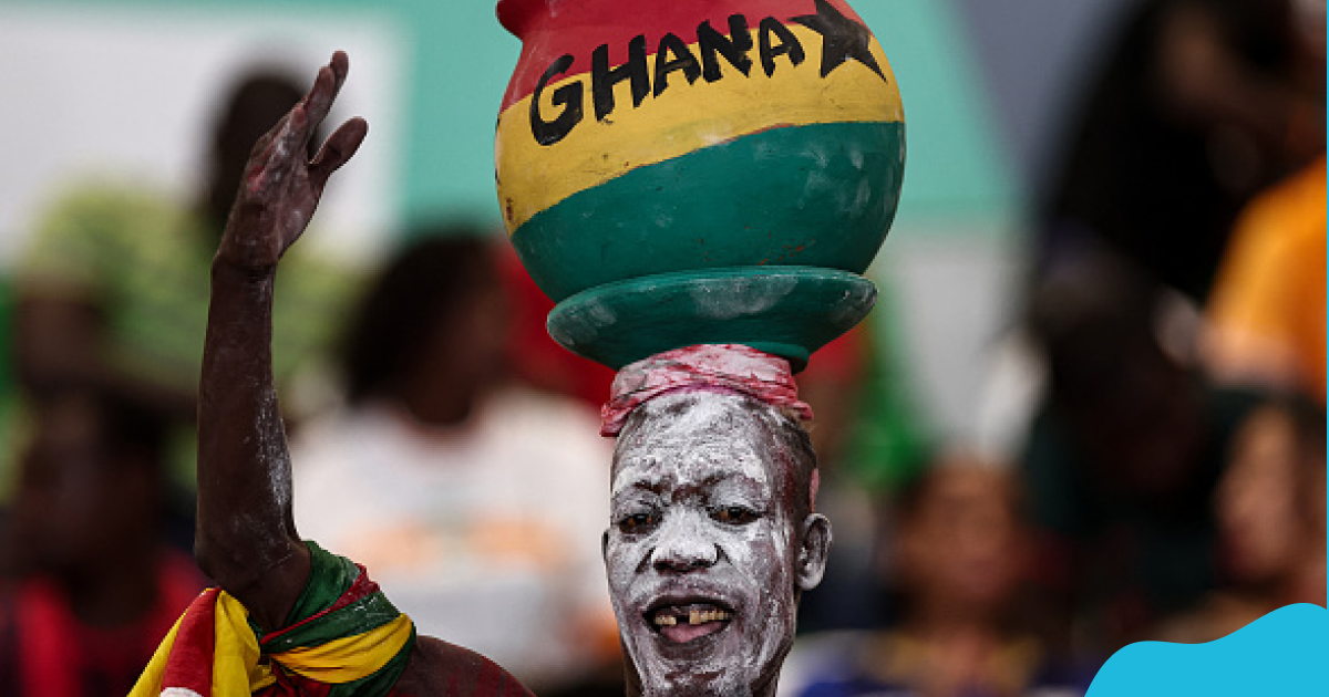 Ghanaian supporter at the 2023 AFCON