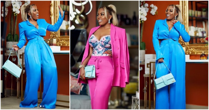 Nana Aba Anamoah marks her 42nd birthday in stunning outfits; her celeb friends go gaga