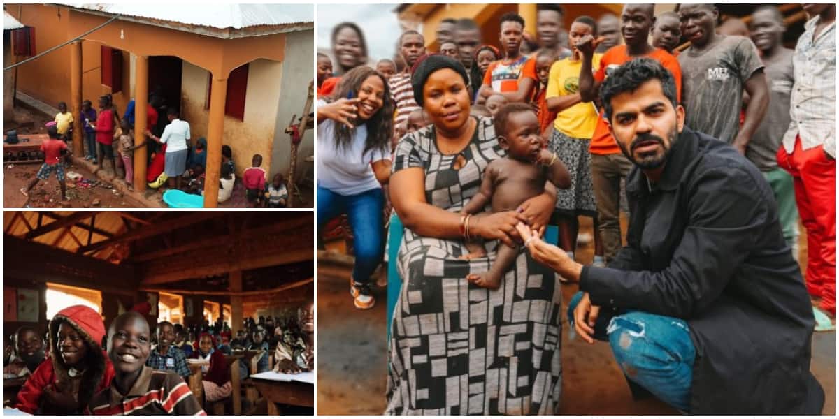 Viral video shows inside house where 40-year-old African woman who gave birth to 44 kids from one man stays