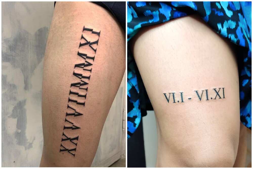 30 incredible Roman numerals tattoo designs to try and their meaning -  