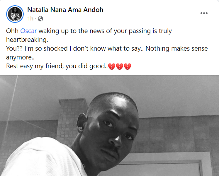 Natalia Andoh confirms Emmanuel Ugoh's death.