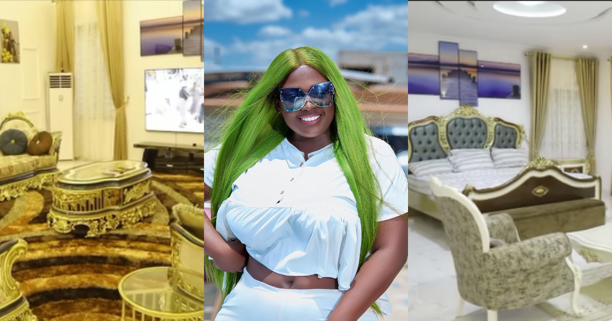 Tracey Boakye gives a tour inside her luxury mansion