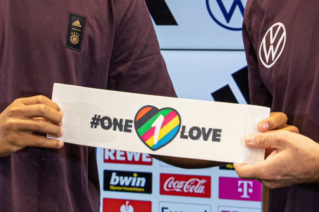 Captains of seven European World Cup teams had planned to wear rainbow-themed 'OneLove' armbands, but backed down