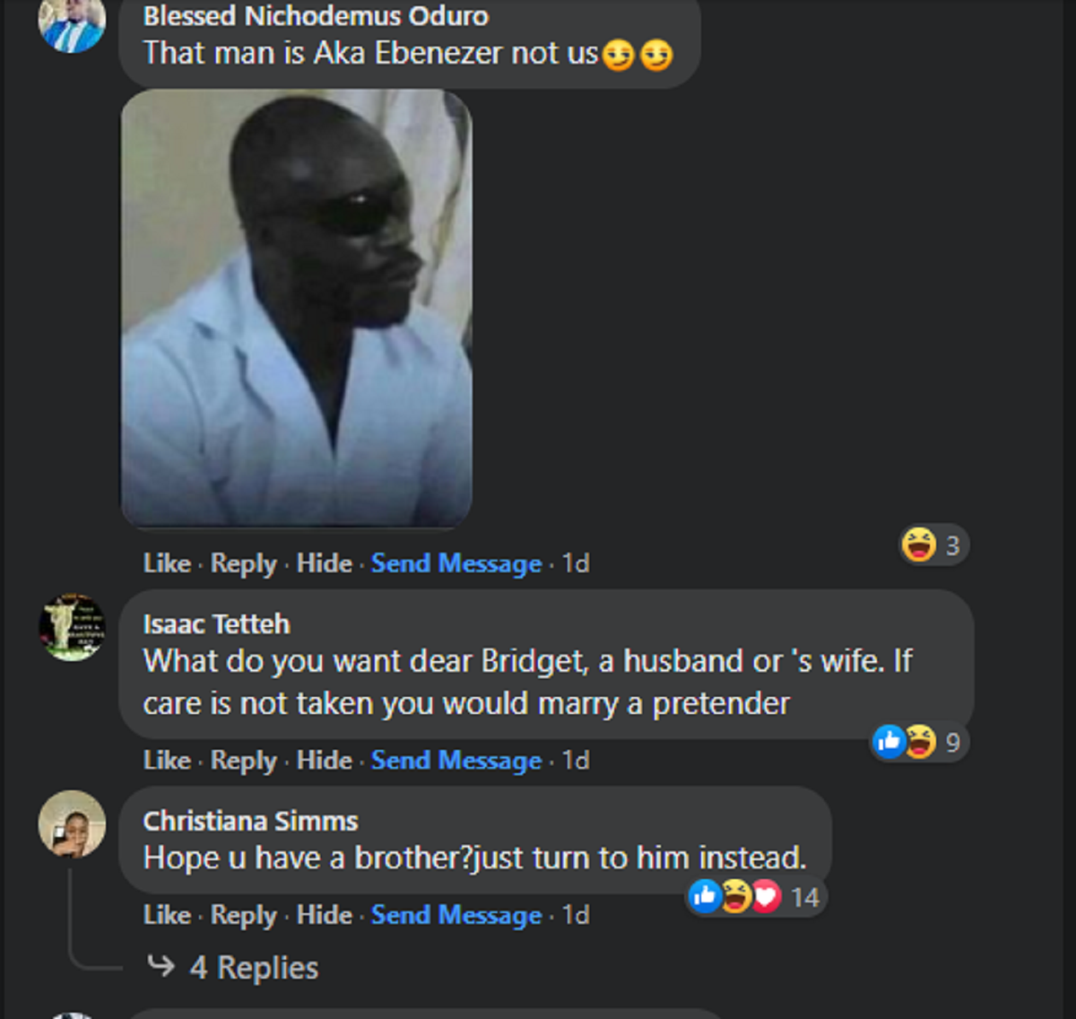 Ghanaian men comment on Bridget Otoo's revelation that she wants a man who can cook and clean