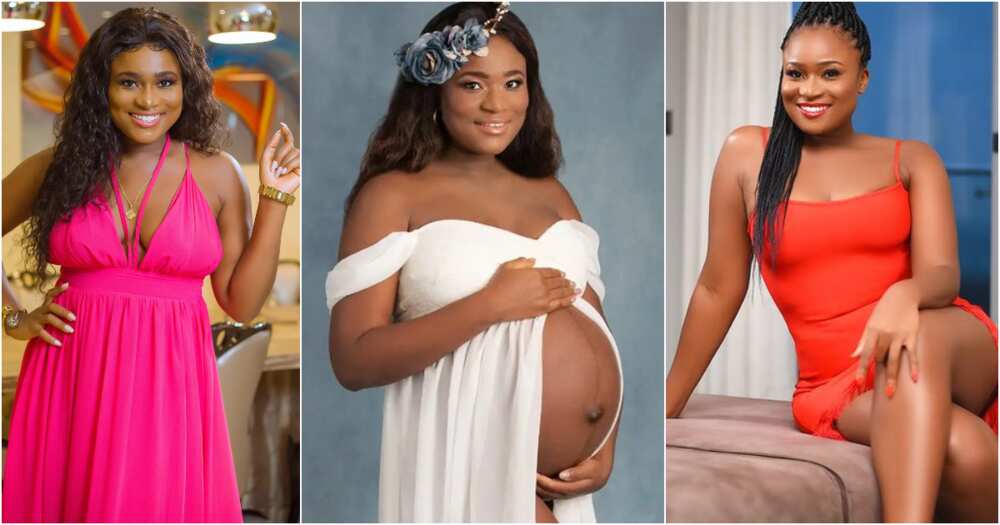 Ghanaian actress,Christabel Ekeh shares maternity pictures