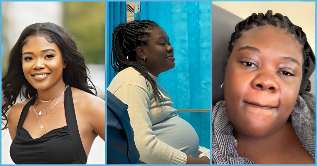 Pretty Ghanaian lady flaunts transformation after getting pregnant, peeps react