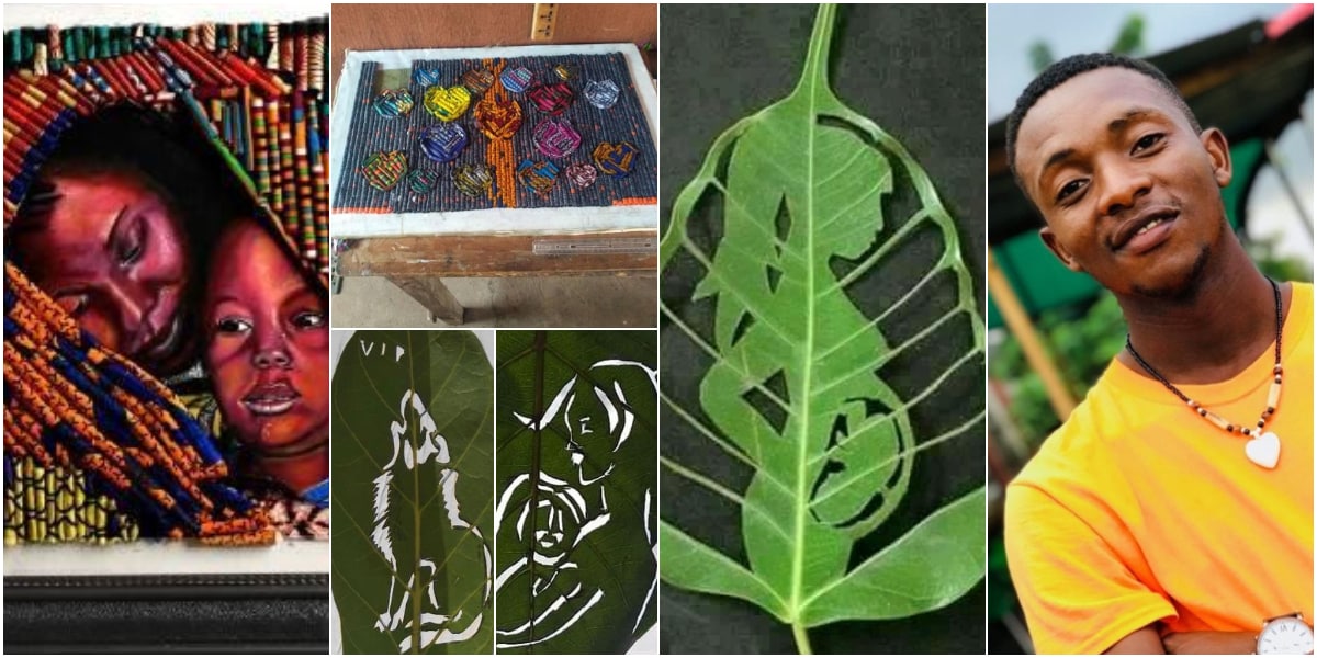 Nigerian man who uses wasted materials for art work