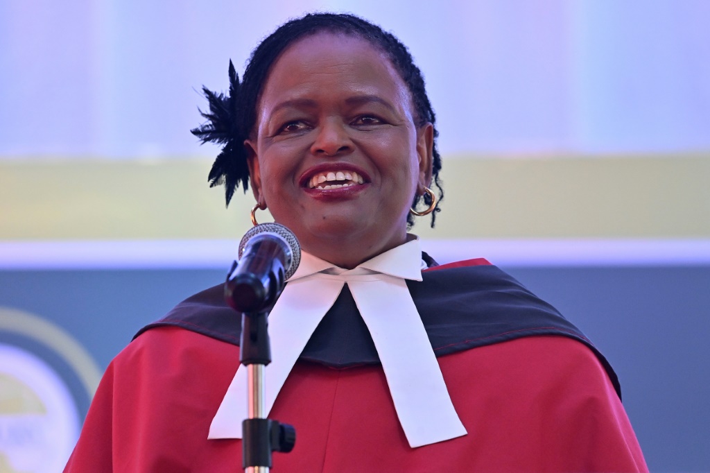Martha Koome became Kenya's first woman chief justice in May 2021