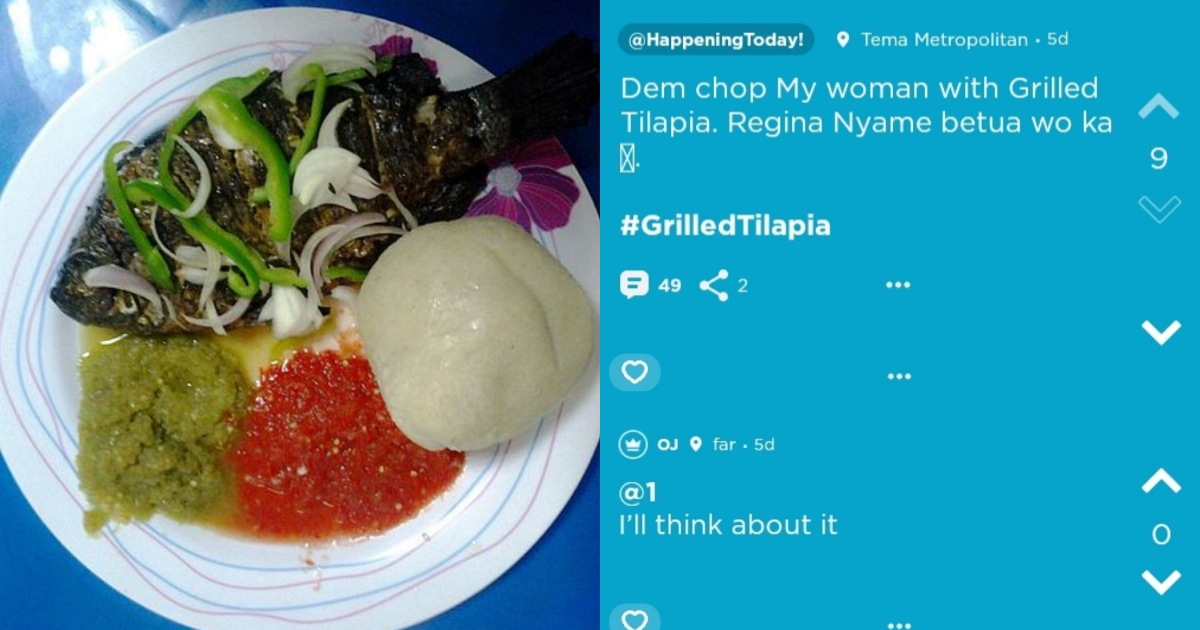 GH man sadly recounts how another guy used banku and tilapia to snatch his girlfriend