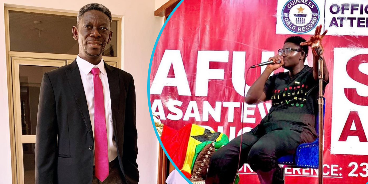 Agya Koo shows support for Afua Asantewaa in video, makes her promise