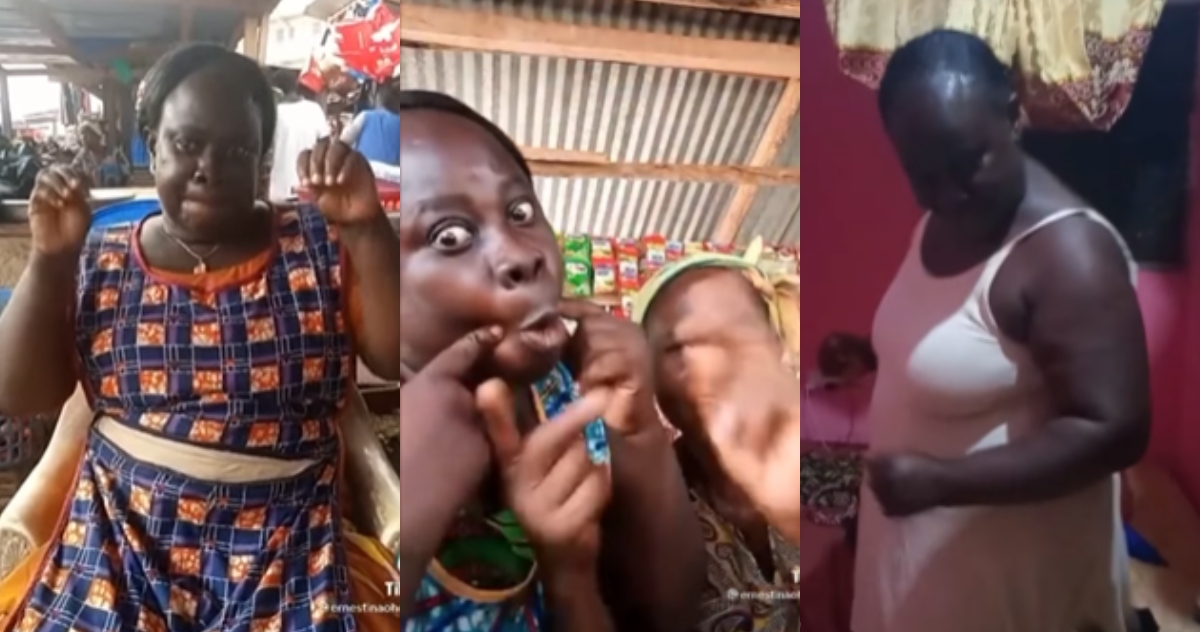 Meet the Ghanaian market woman who is taking over TikTok with rib-cracking videos