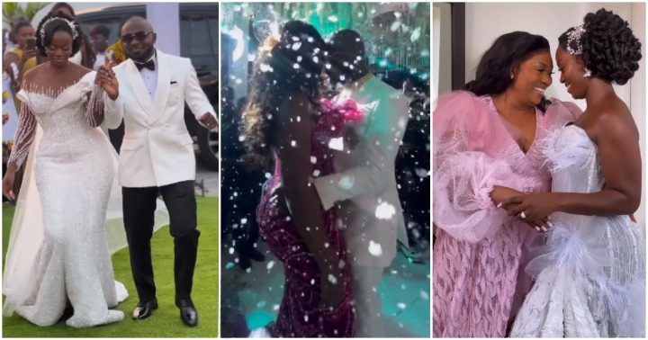 Ama Koomson: First video from luxurious wedding reception of Ghanaian MP's daughter pops up