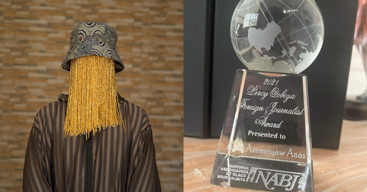Anas Aremeyaw Anas voted 2021 best foreign journalist in the United States