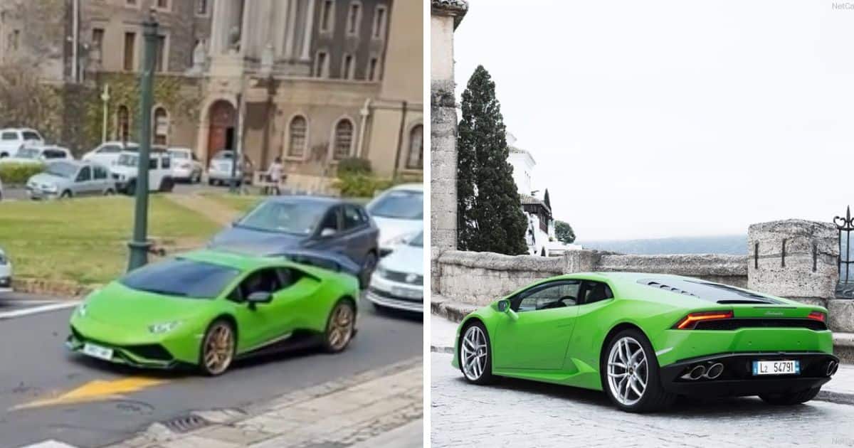 Lamborghini spotted at UCT