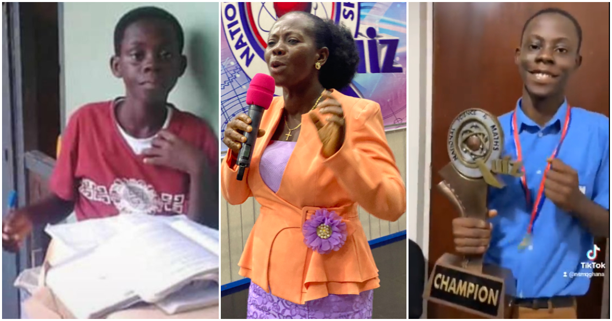 Mom of Alfred Ken-Nsiah speaks after her son and two others from Legon PRESEC win NSMQ22.