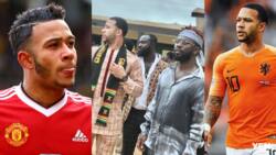 Video of former Manchester United star chilling in Ghana with Bisa Kdei goes viral
