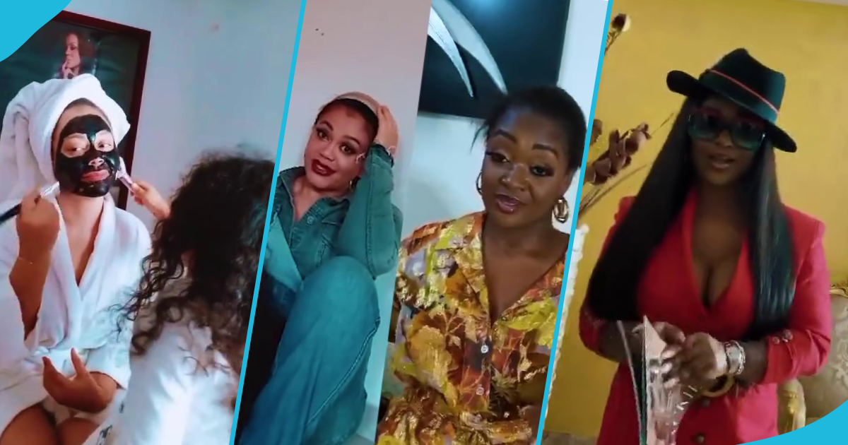 Nadia Buari surprises Jackie Appiah on her 40th birthday with an old video from 2020 Covid-19 lockdown